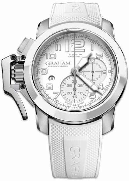 Replica Graham Watch 2CCAD.W02A Chronofighter Black & White Steel Replica Graham Watch 2CCAD.W02A Chronofighter Black & White Steel
